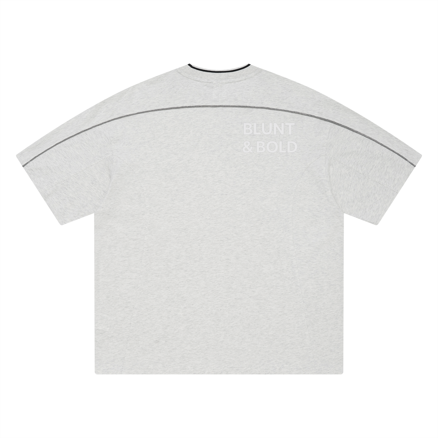 Mens Classic  Oversized Contrast Tape T-Shirt