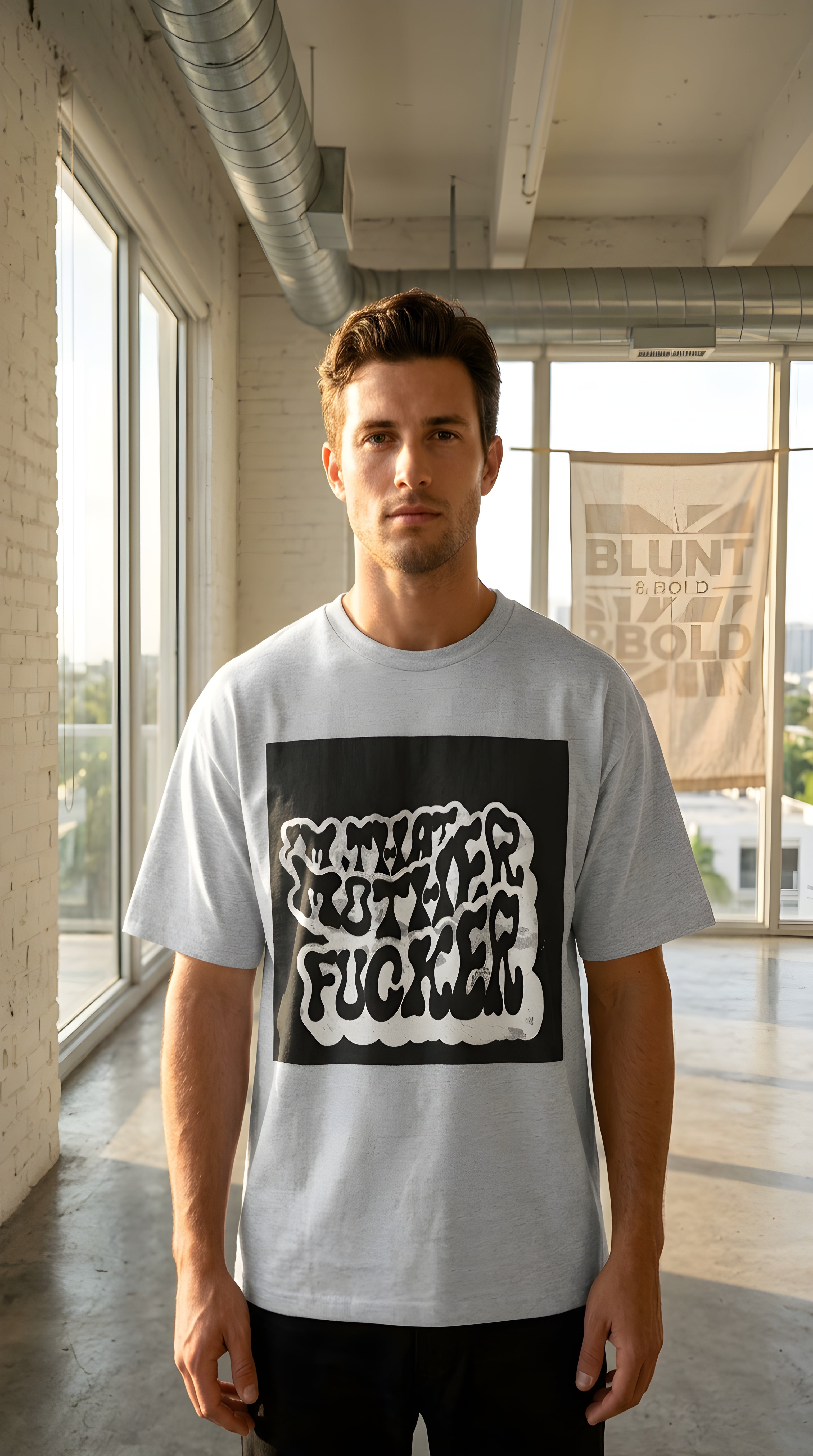 I'm That Mother Fucker Statement Boxy Oversized Tee
