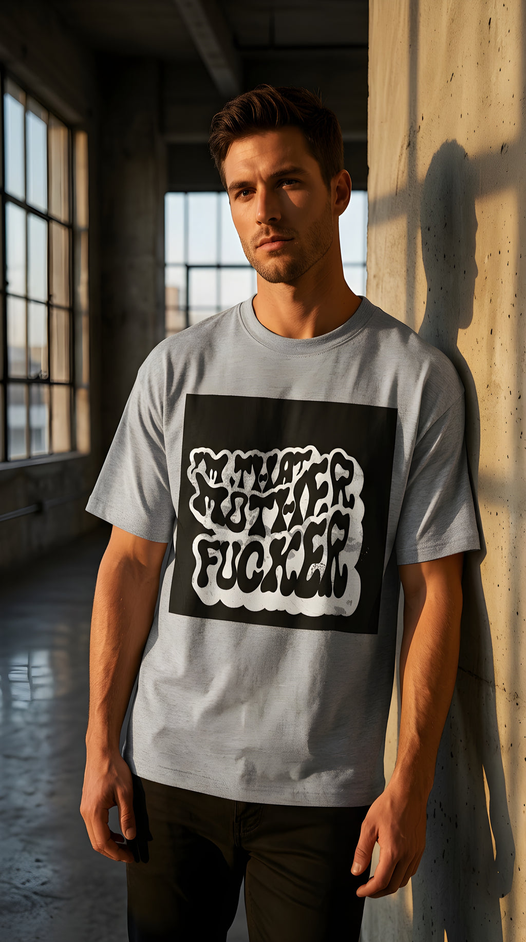 I'm That Mother Fucker Statement Boxy Oversized Tee