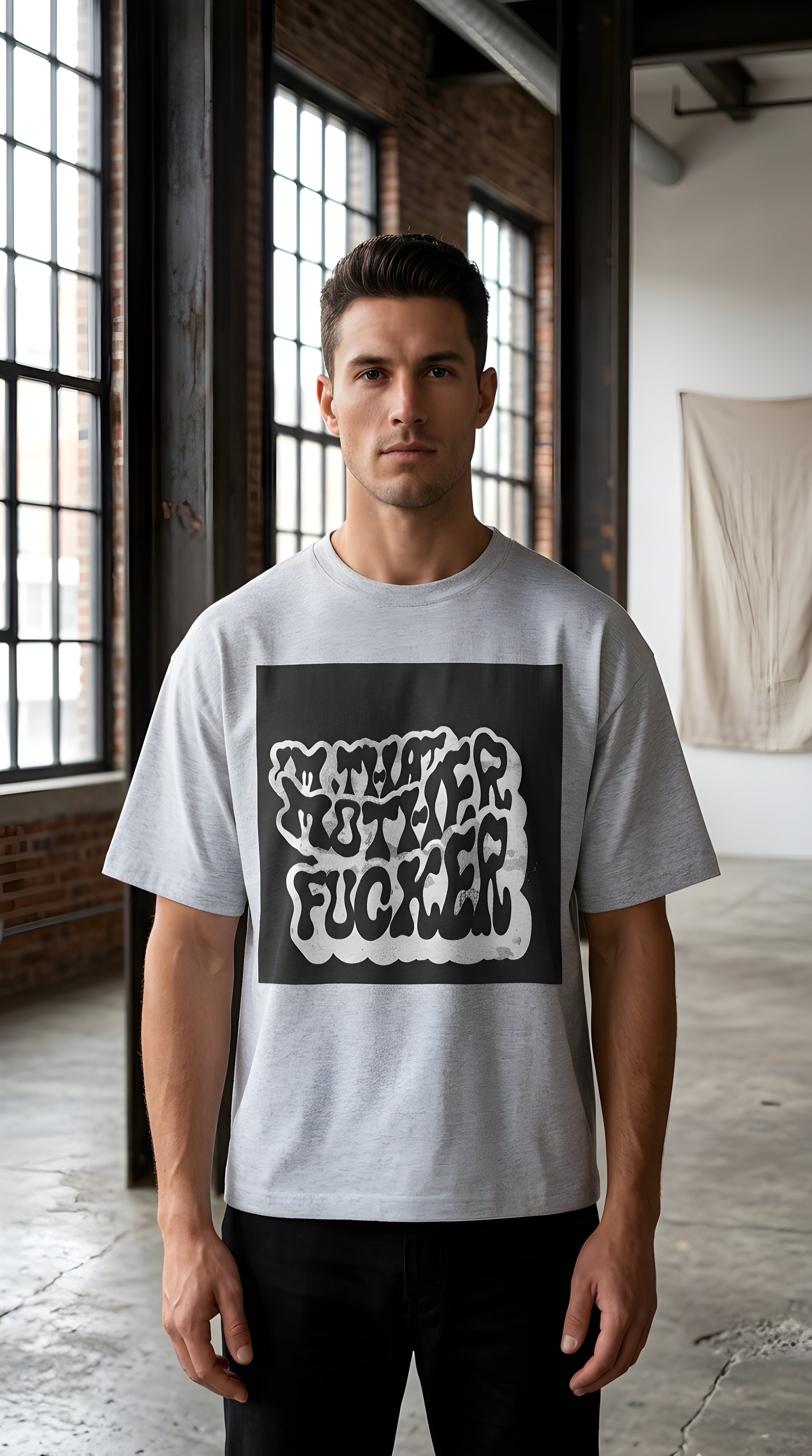 I'm That Mother Fucker Statement Boxy Oversized Tee