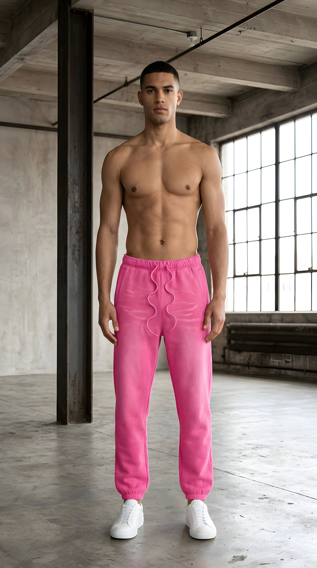 Mens Sunfade Fleeced Sweatpants
