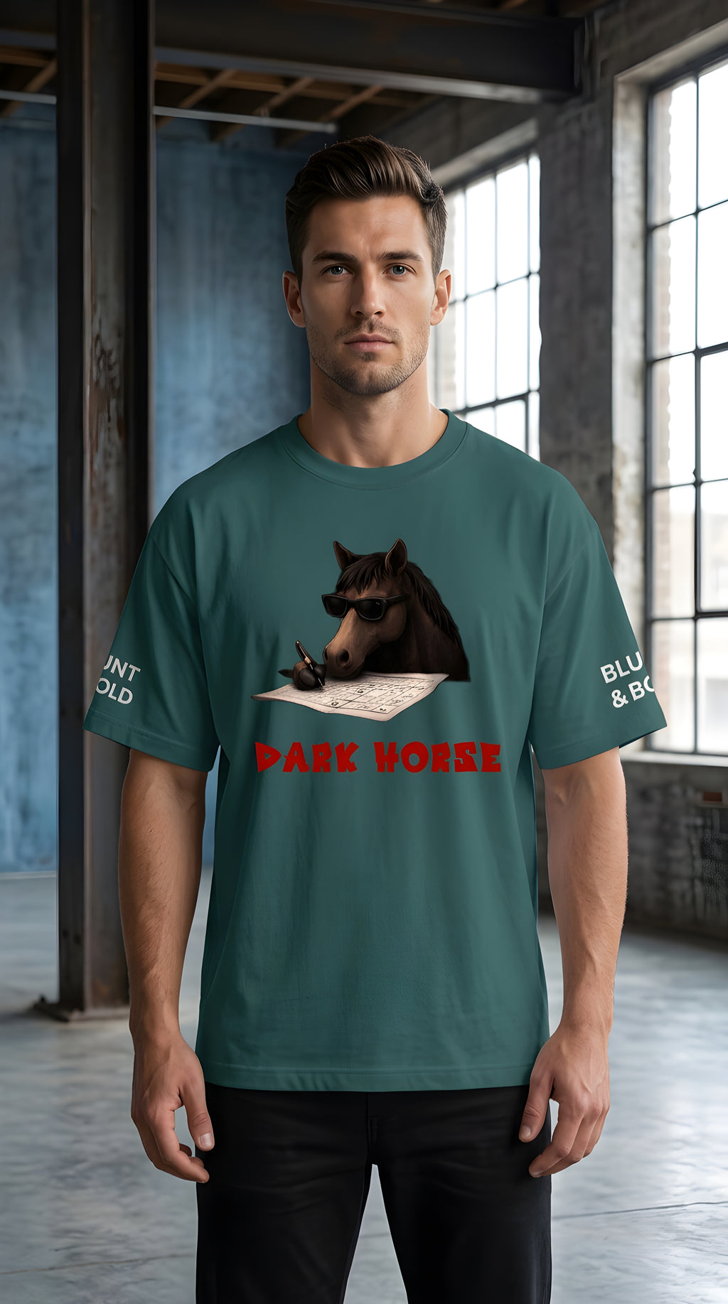 Mens 'DARK HORSE' Seamless Tee
