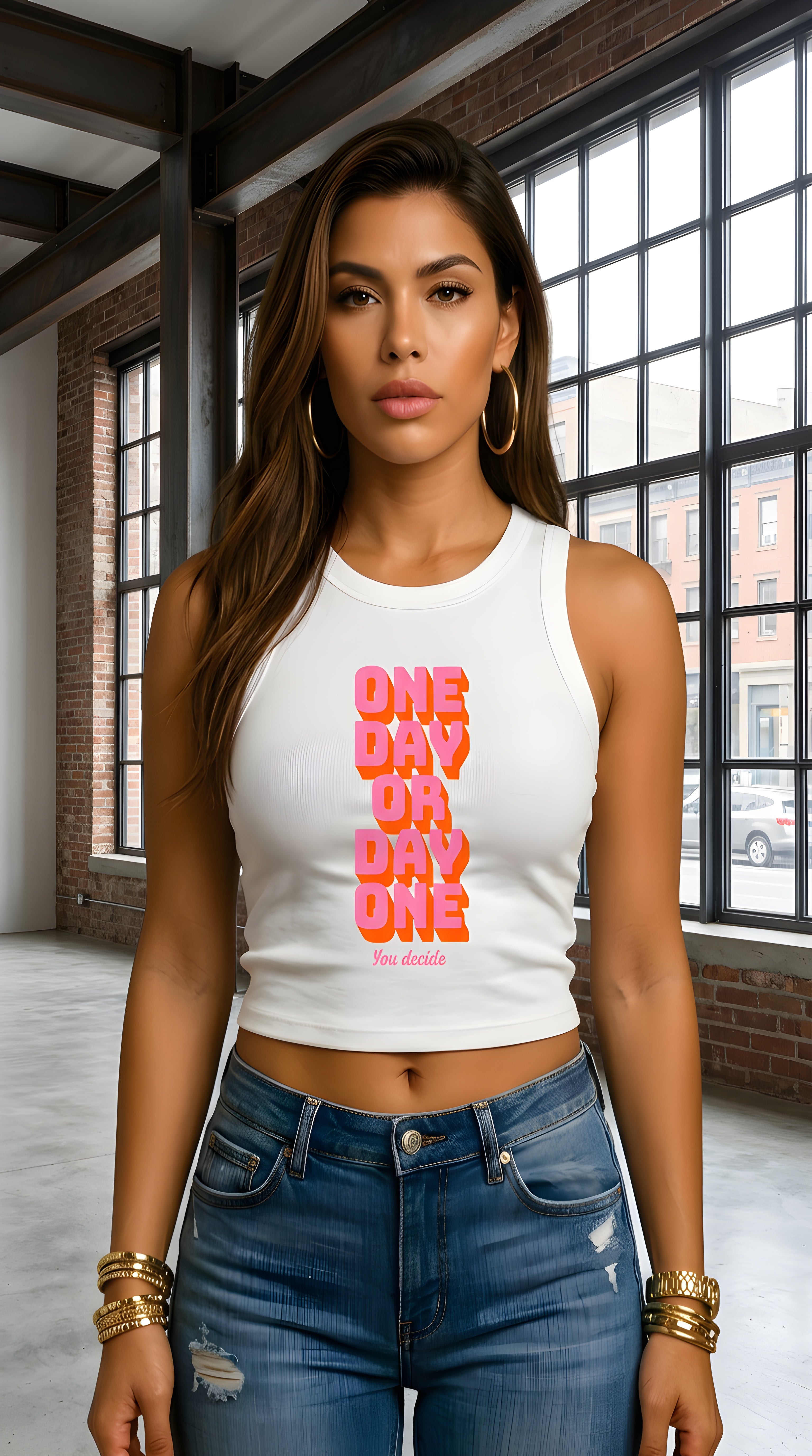 Womens Slim Fit Ribbed Racerback Tank