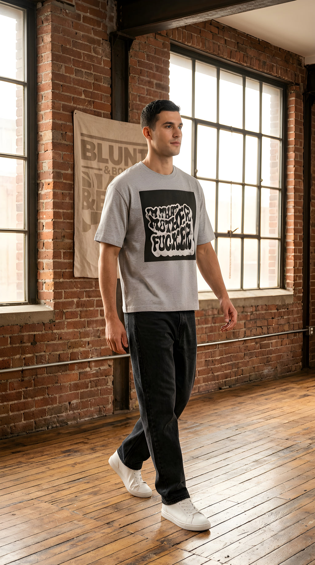 I'm That Mother Fucker Statement Boxy Oversized Tee