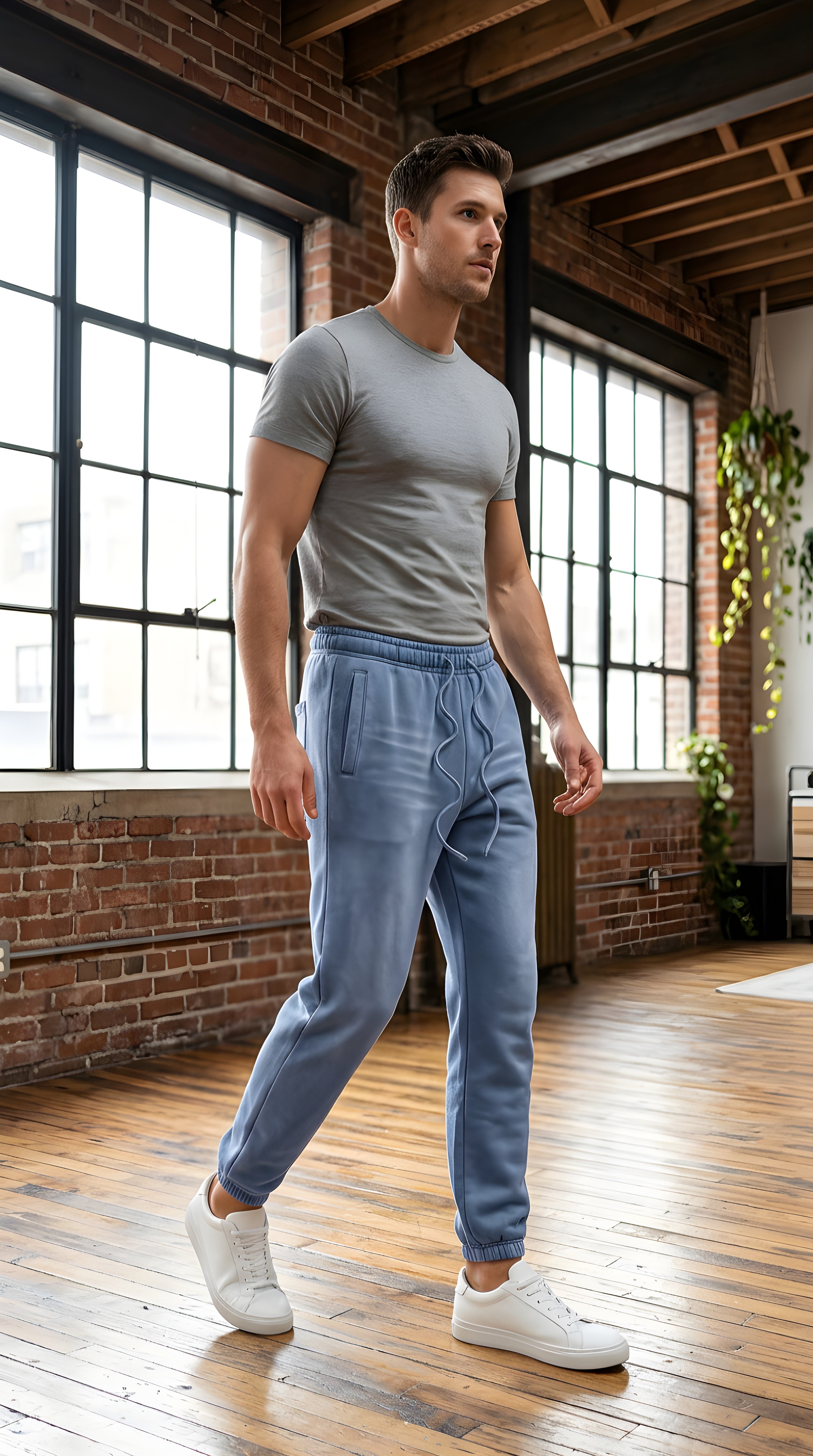 Mens Sunfade Fleeced Sweatpants