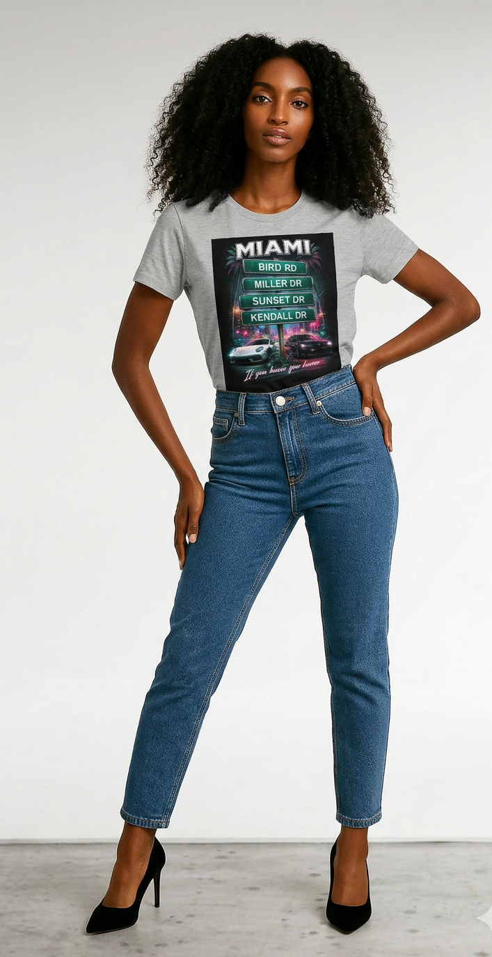 Womens Miami If You Know  Relaxed Tee