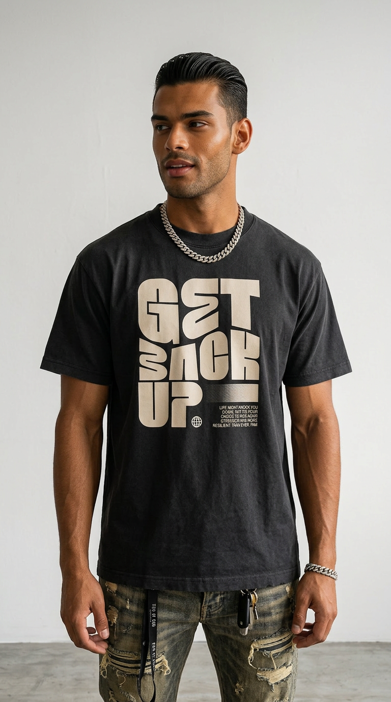 Men's Heavy Frayed Tee — Built Tough