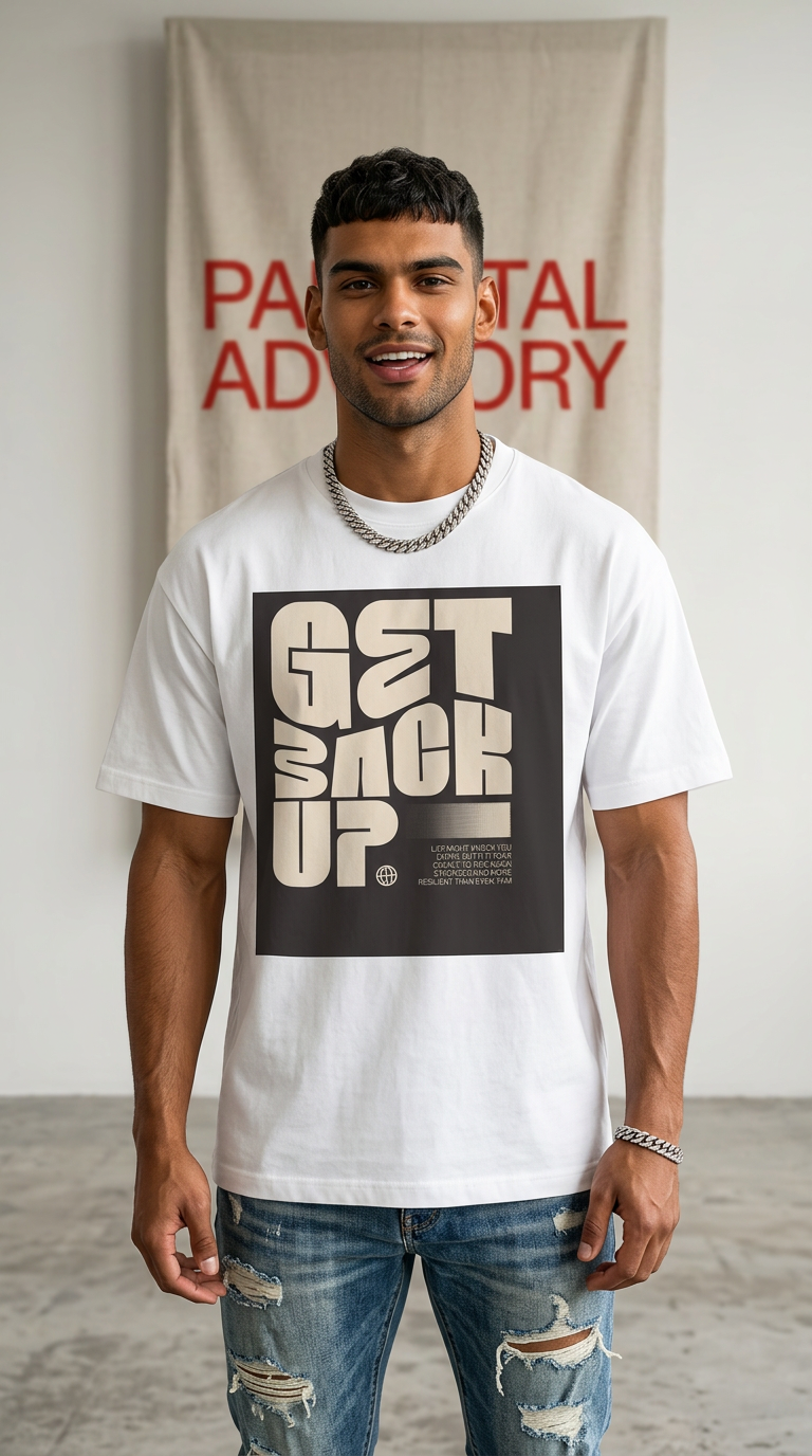 Men's Heavy Frayed Tee — Built Tough