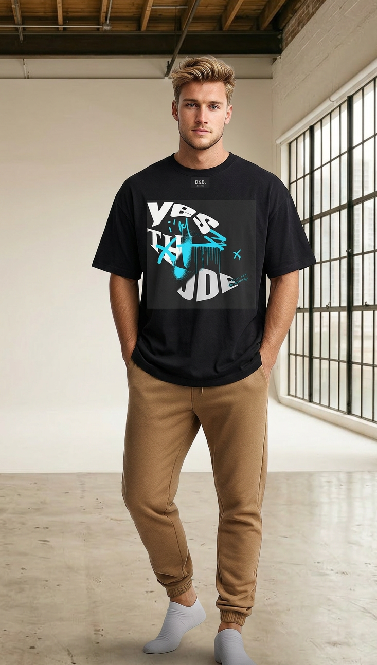 Mens Yes IM That Dude Oversized Tee