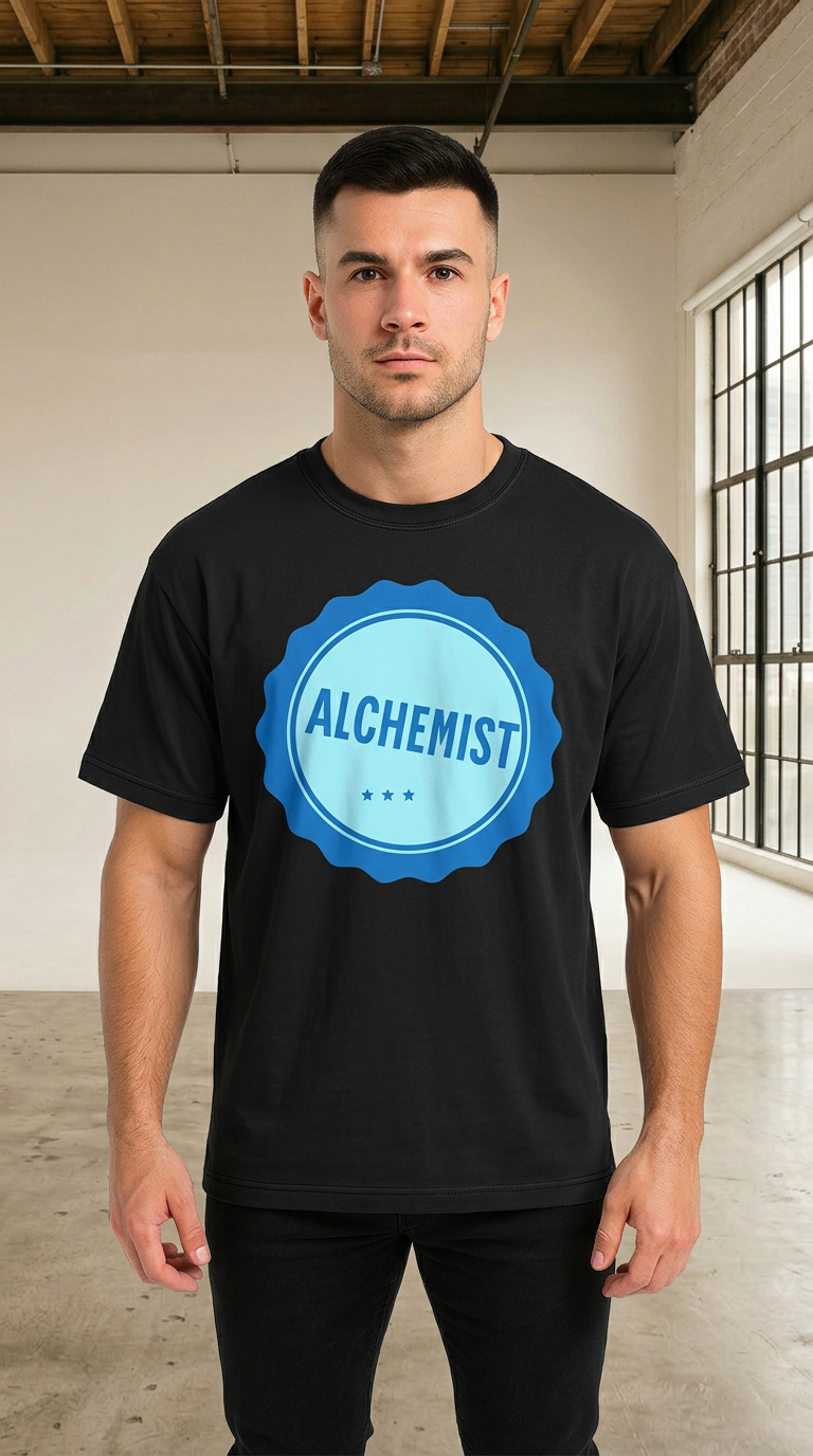 Mens Alchemist Badge Oversized  Tee