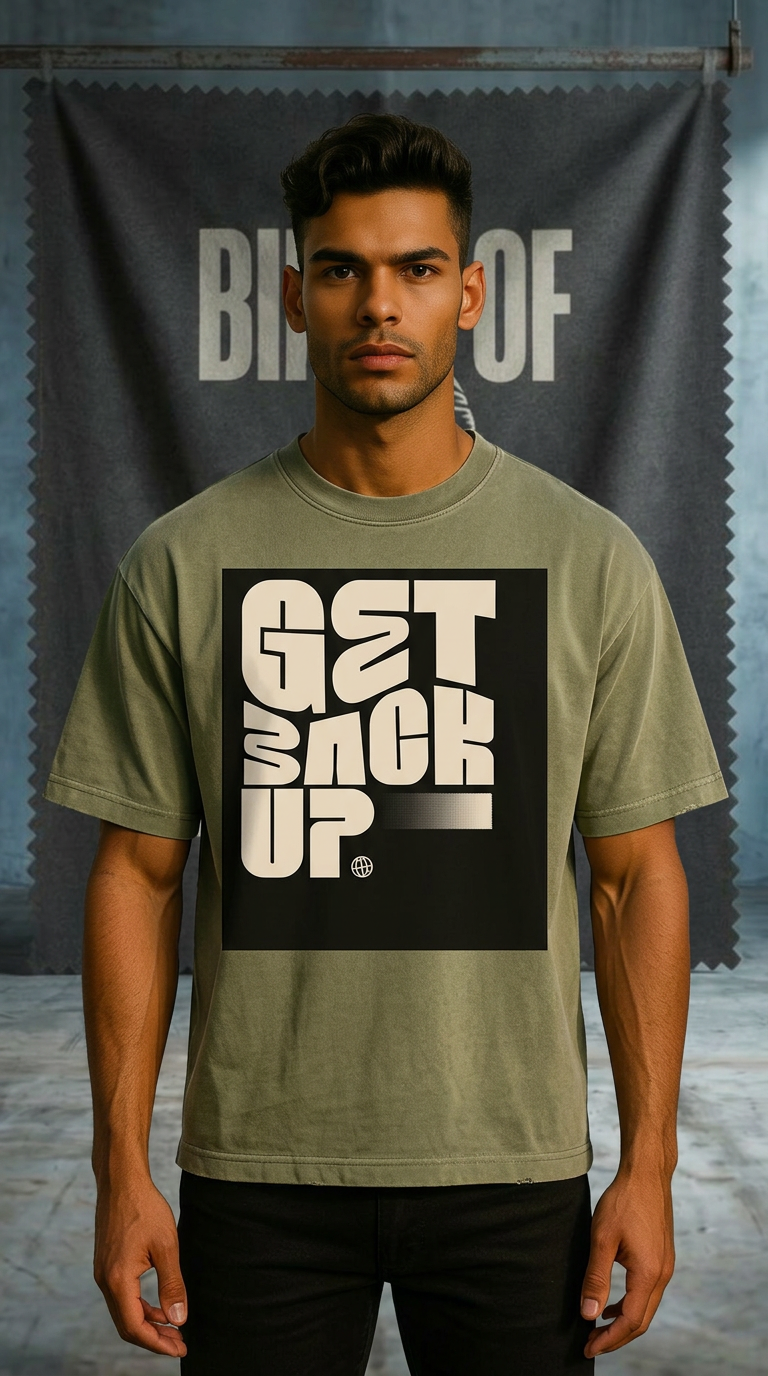 Men's Heavy Frayed Tee — Built Tough