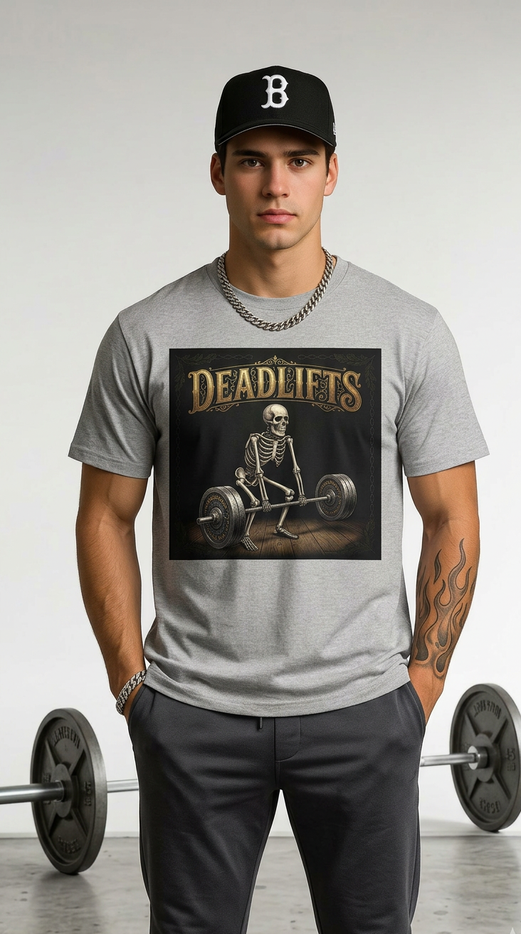 Mens 'DEADLIFTS' Oversized Tee