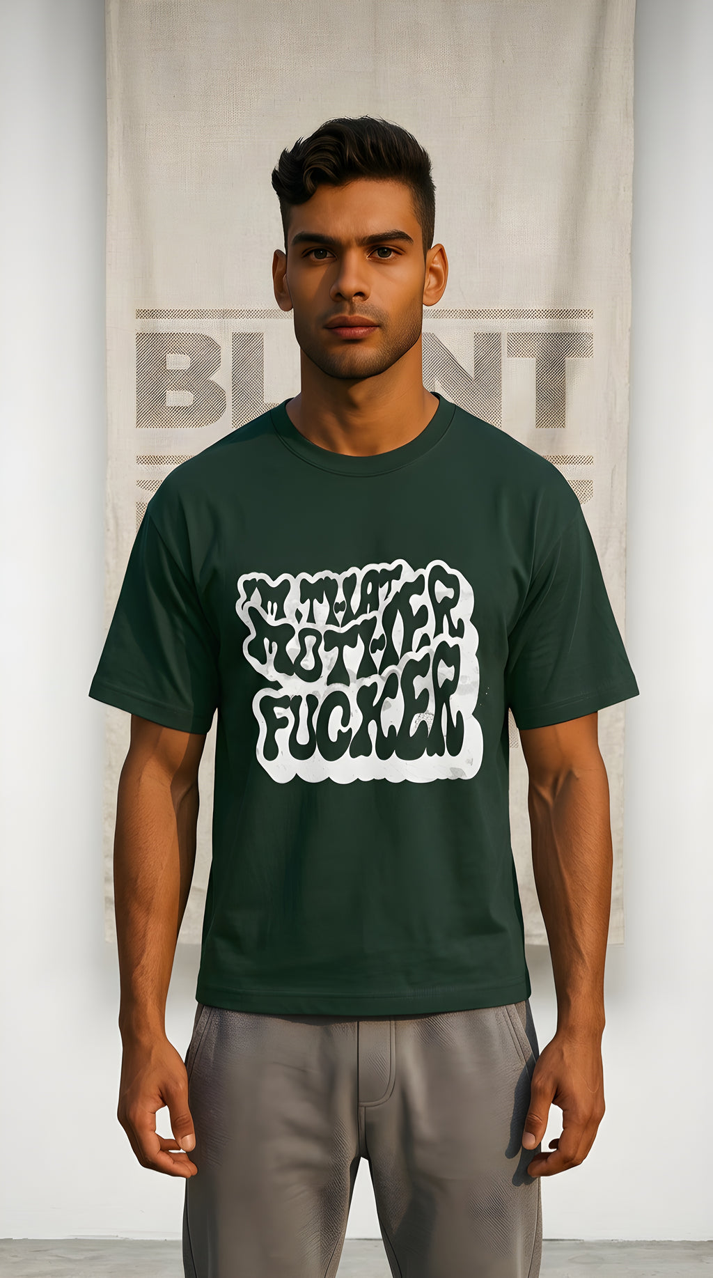 I'm That Mother Fucker Statement Boxy Oversized Tee
